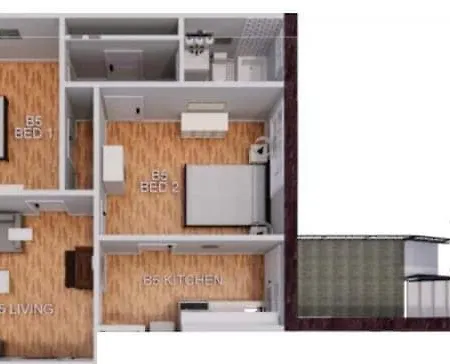 Ferienwohnung Sojourn At Colley Manor Unit 6 Sleeps 4